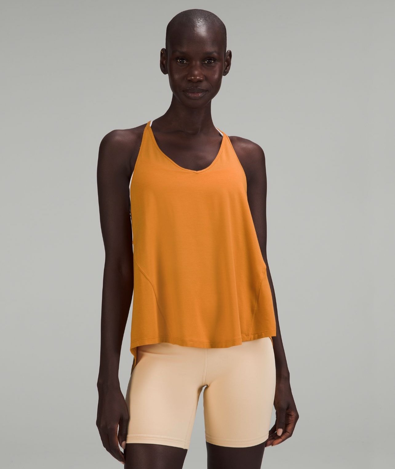 Lululemon Modal Silk Yoga Tank - Autumn Orange