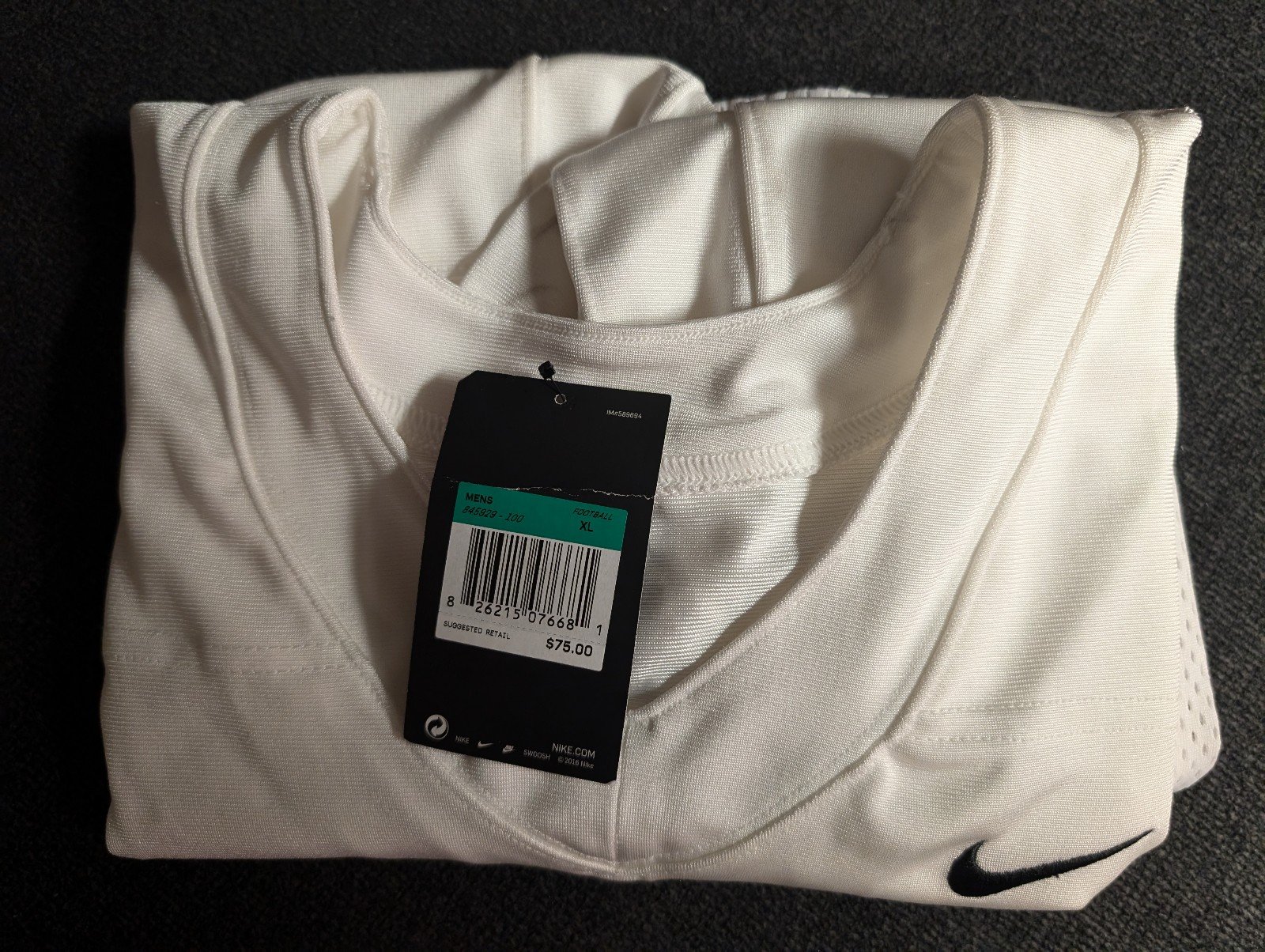 XL Nike football white shirt