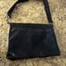 MATT & NAT Navy Blue Oversized Messenger Crossbody Laptop Bag Leather VGC