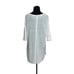 NIC+ZOE cream knit short sleeves lightweight sweater top size XS