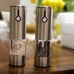 Large Capacity Rechargeable Electric Salt and Pepper Grinder Set -USB Charging