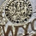 Gold and Silver Wyoming Belt Buckle by (Montana Silversmiths)