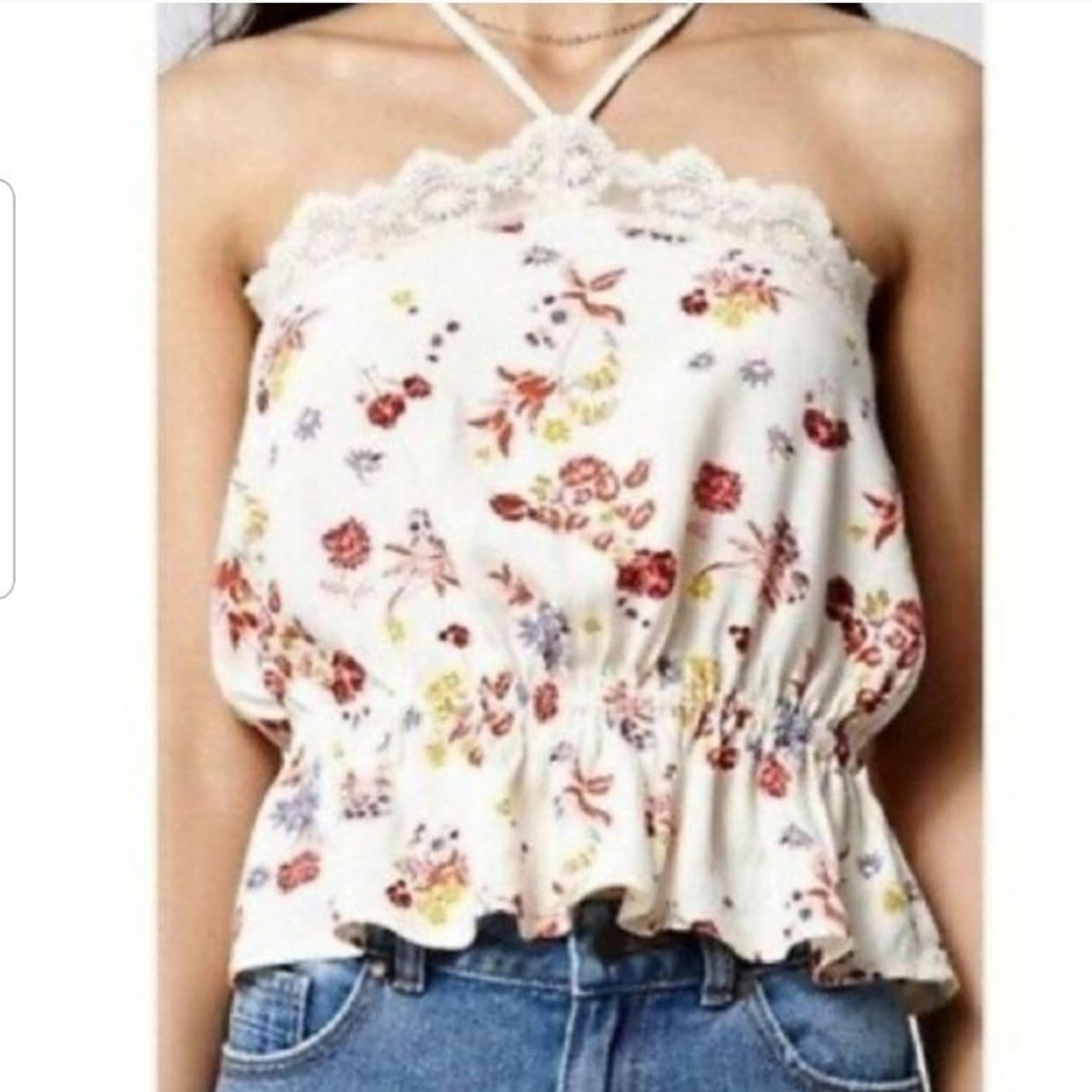 Kendall + Kylie Flower Strappy Tank