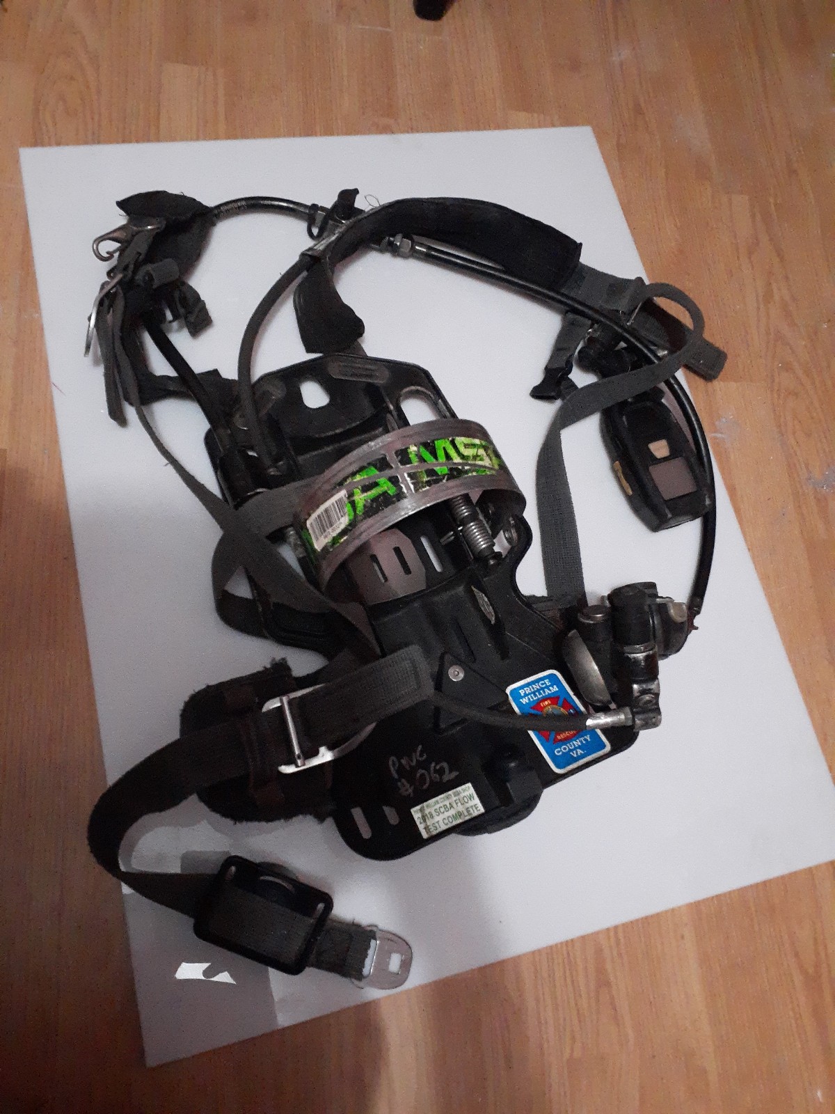 MSA Frame Harness 4500psi SCBA Air Pack Bottle Cylinder Tank Breathing Apparatus