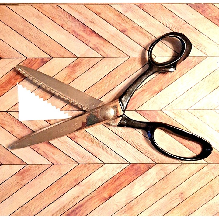 11 Vintage WISS Pinking Shears Scissors Made in USA