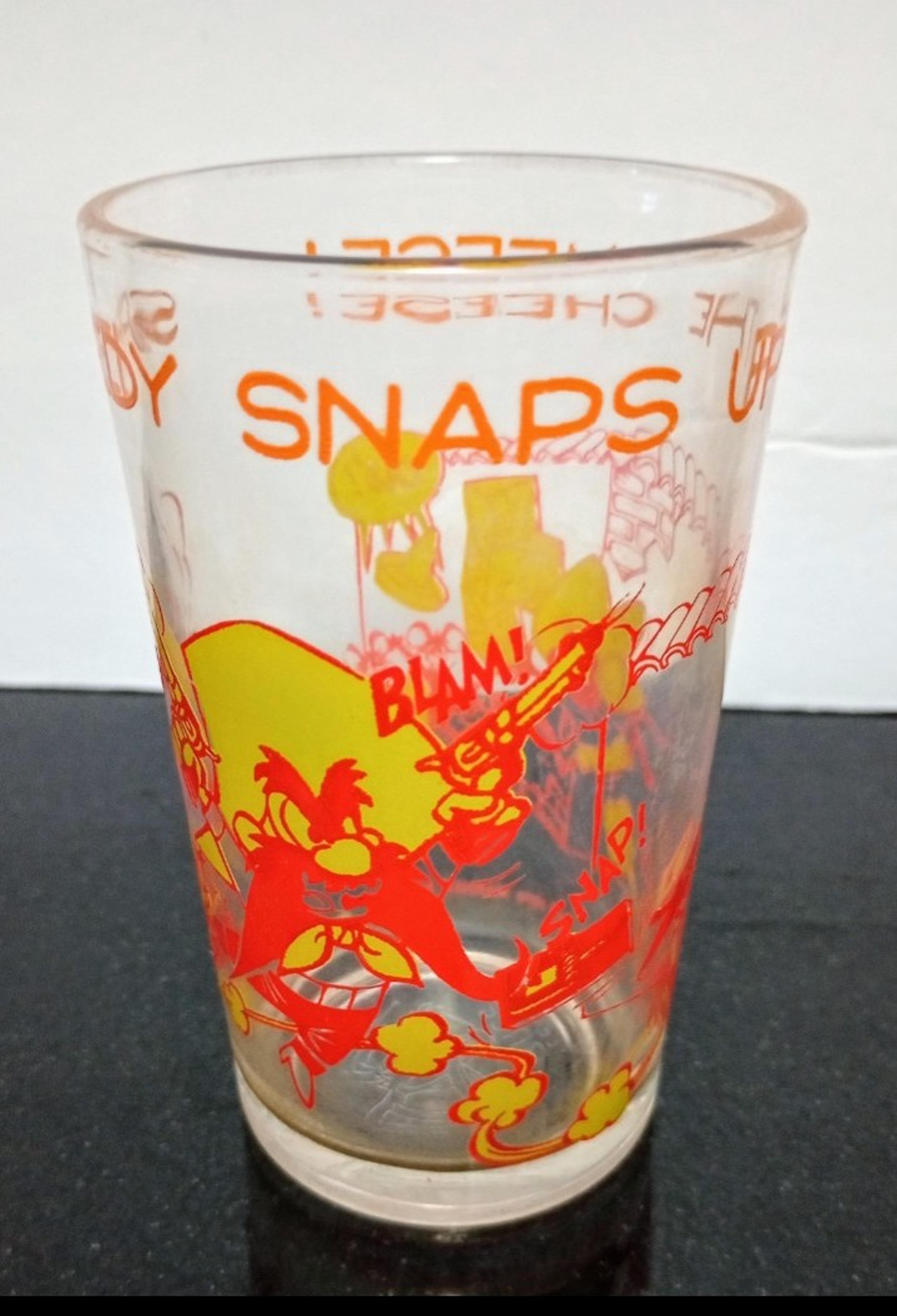 Vintage Collectible Warner Brothers Speedy Gonzales and Yosemite Sam Juice Glass