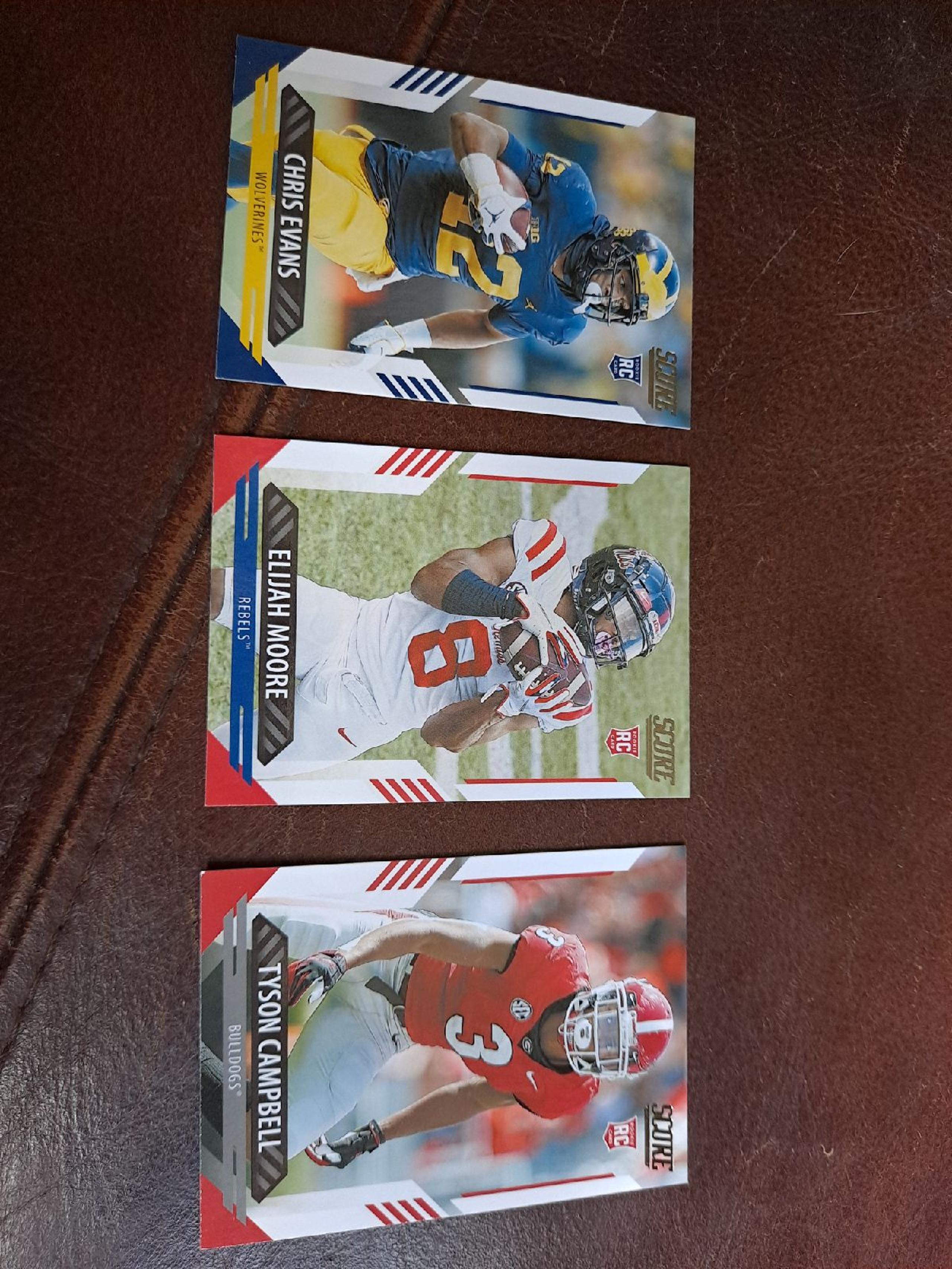 Rookie Score Football Card Lot