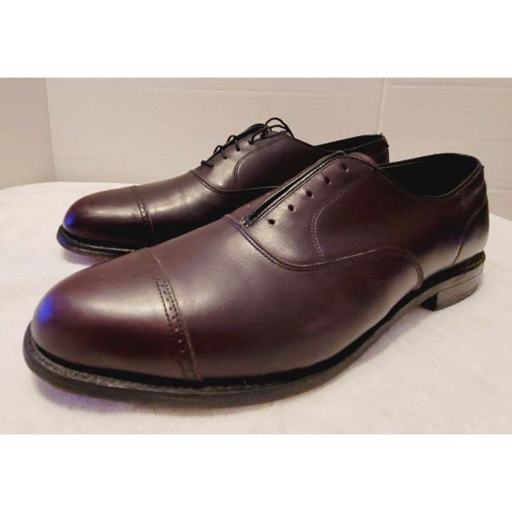 Footjoy Classic Derby Cap Toe Oxford Dark Burgundy Size 14 dress shoe 75383