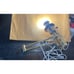 Vintage Alsy Mfg. Inc. Solid Brass Swing Arm Wall Lamp Portable Lamp Issue No. G