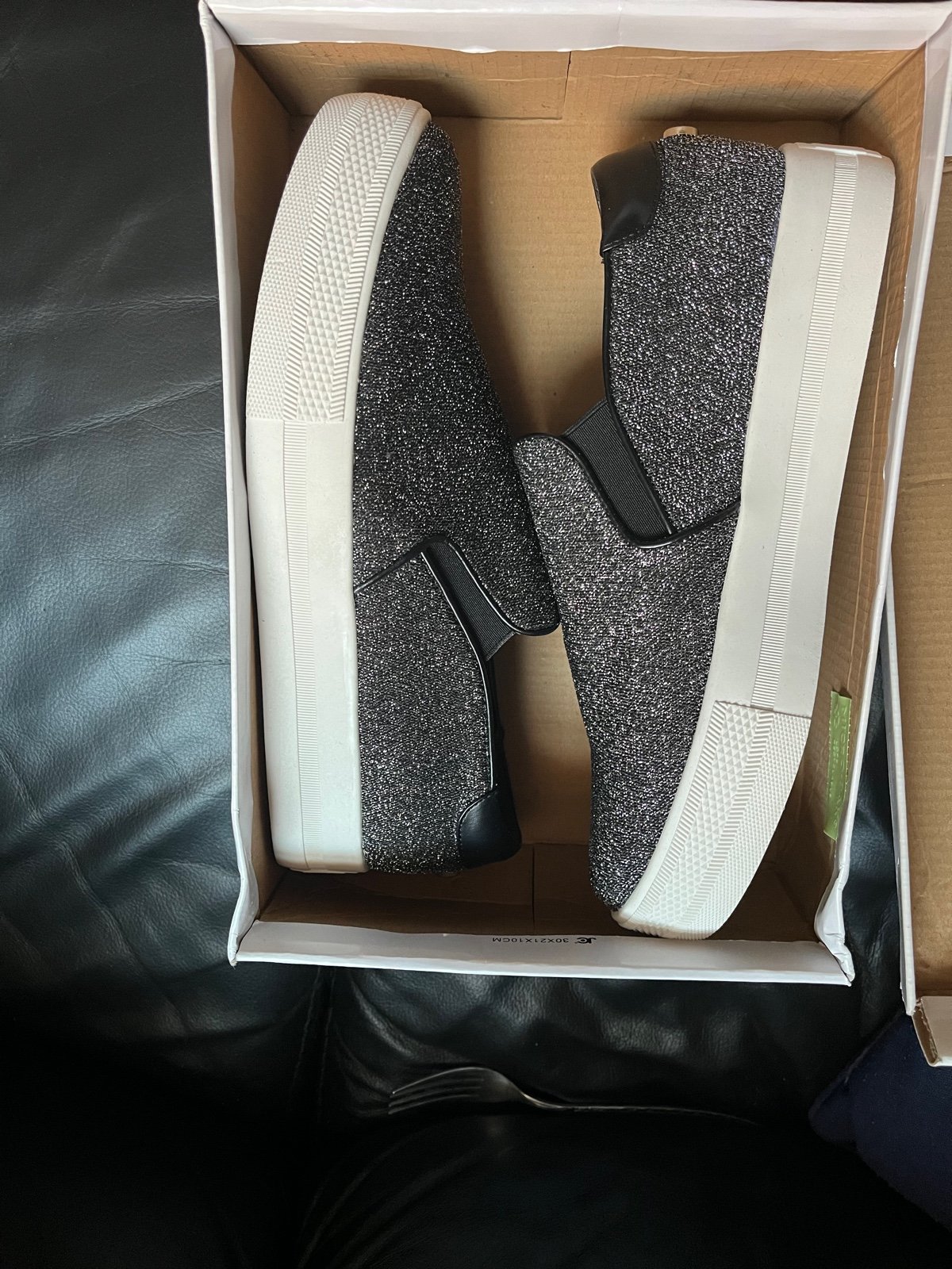 Steve Madden slip on glitter sneakers