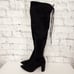 Marc fisher knee high boots Sz 8.5m black 3.5 heels A31