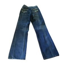 Vintage 1970s TRU BLU Bell Bottom Jeans Embroidered Pockets