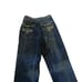 Vintage 1970s TRU BLU Bell Bottom Jeans Embroidered Pockets