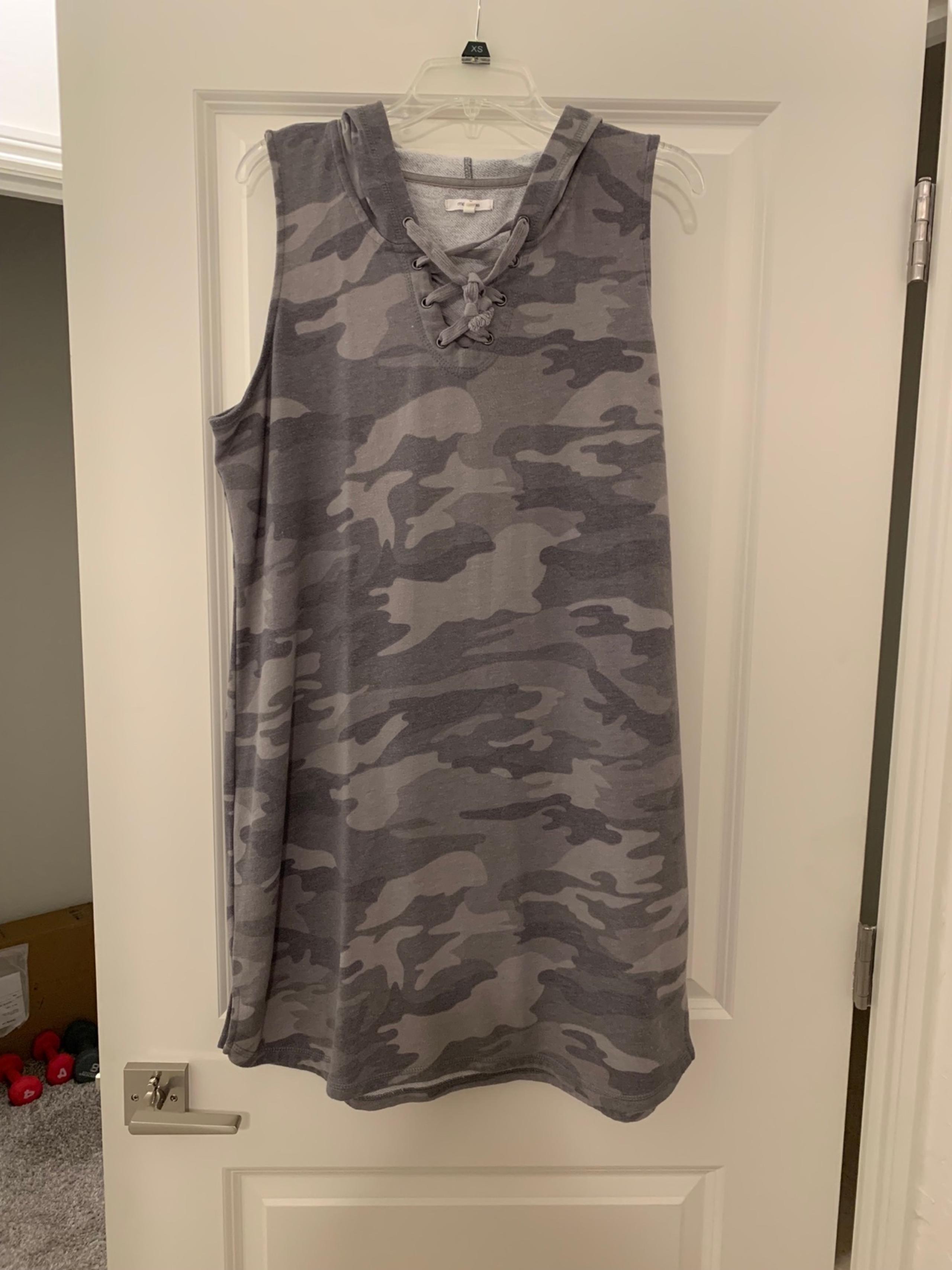 Maurice’s Camouflage Hooded Sweatshirt Dress Size 0X or 14W