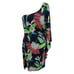NWT Trina Turk Tropical Print One Shoulder Dress