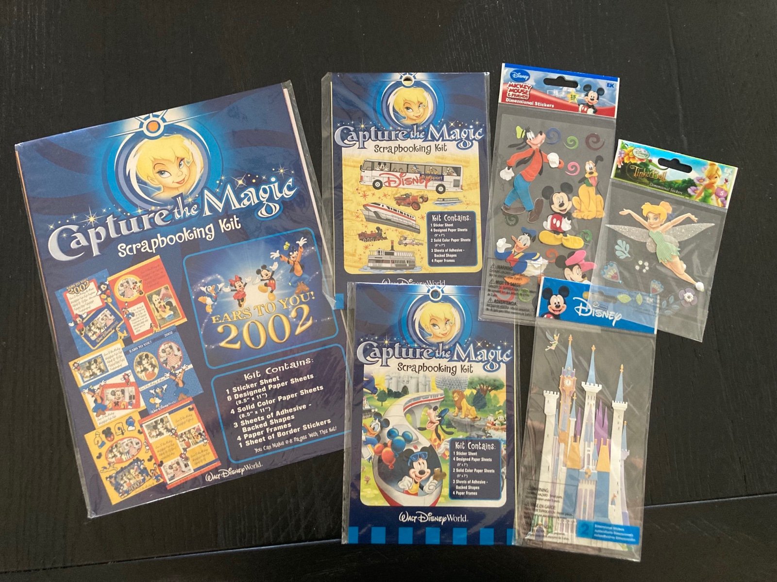Disney Capture The Magic Scrapbook kits bundle
