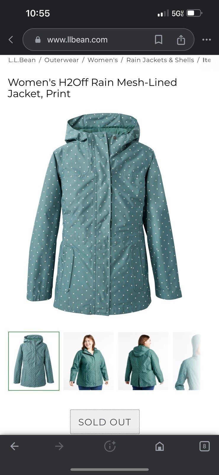 Women's H2Off Rain Mesh-Lined Jacket, Print