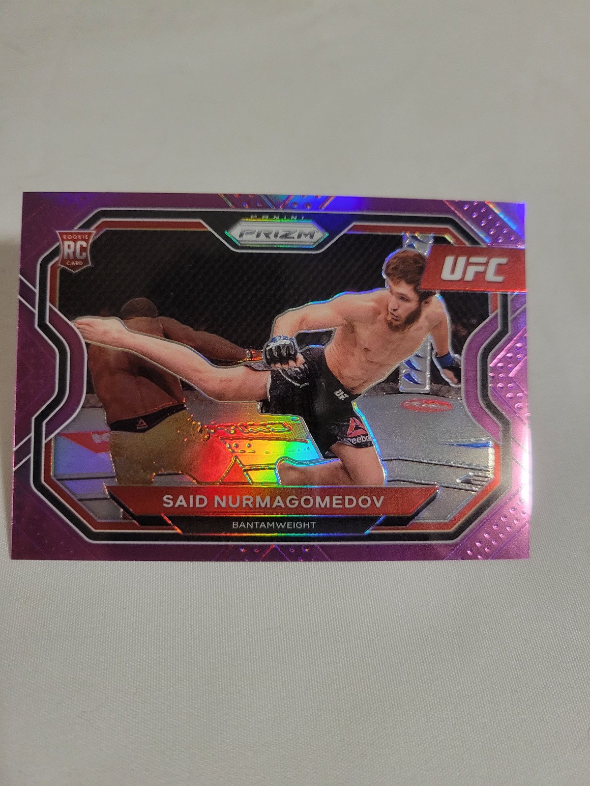 2021 Panini UFC Prizm Said Nurmagomedov Purple Rookie Prizm RC /149 #137