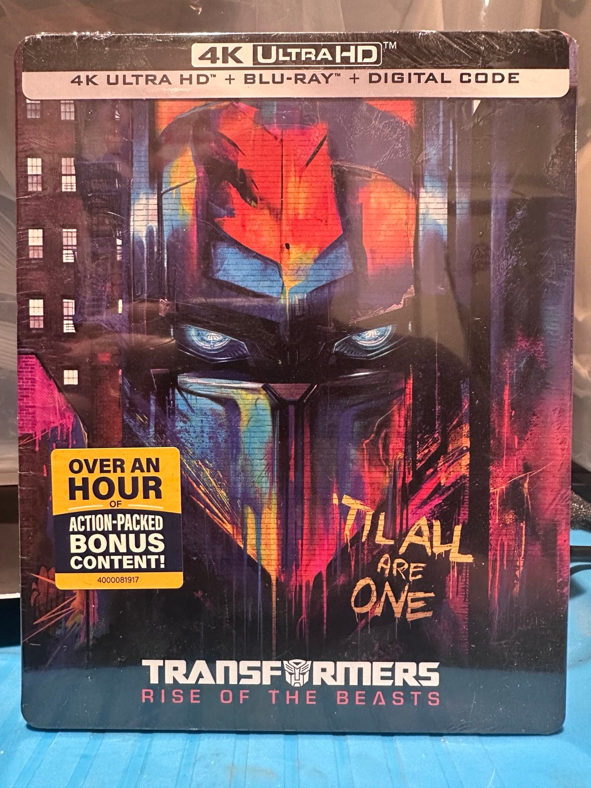 Transformers Rise of the Beast 4K Steelbook (NEW)