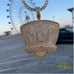 ABP All Bout Paper BIG Luxury Iced Diamond Pendant