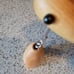 VTG MCM Handcrafted Wood Bird Corkscrew Bottle Opener Stainless Made in Japan