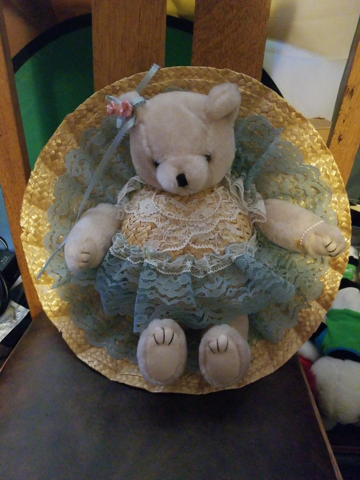 Teddy Bear Easter Bonnett Collectible & Rare