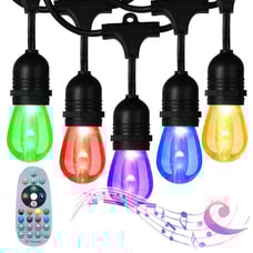 48ft Outdoor RGB String Light Music Sync