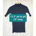 Hatch x RTR Rowan Ribbed Mock Neck Maternity Top Navy Sz. 2 / M / 6-8