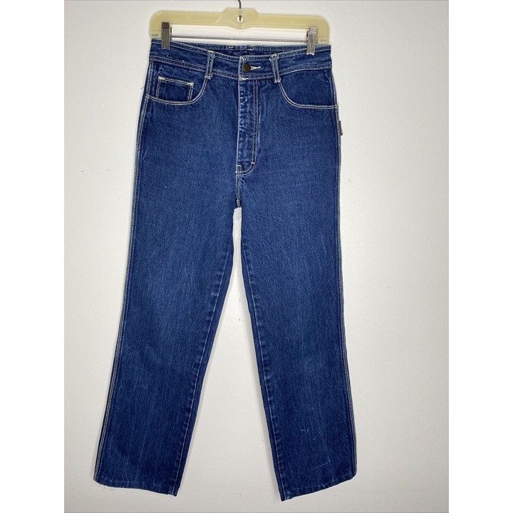 Vintage JORDACHE Jeans Women's Blue Horse Head RN 52992 Size 31 HIgh Rise