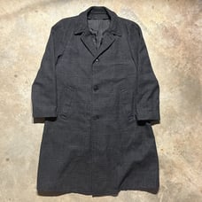 Vintage 60s Rembrandt Nowell's Black/Grey Wool Long Coat