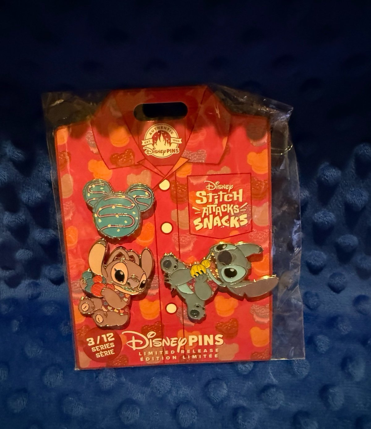 Disney Stitch Attacks Snacks Pin Series 3