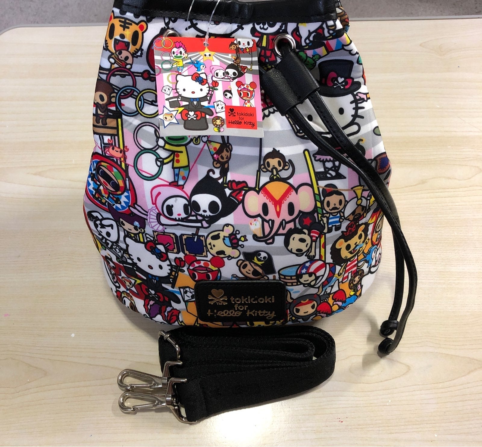 tokidoki Crossbody Bag Neon Star Owl Canvas Purse Adjustable Strap Tokidoki NWT tokidoki Crossbody Bag Neon Star Owl Canvas Purse Adjustable Strap Tokidoki NWT