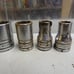 Lot of (7) SNAP ON TOOLS SOCKETS USA 1/2 DRIVE