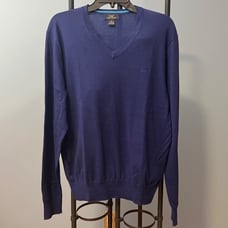Brooks Brothers V-Neck Sweater - Blue