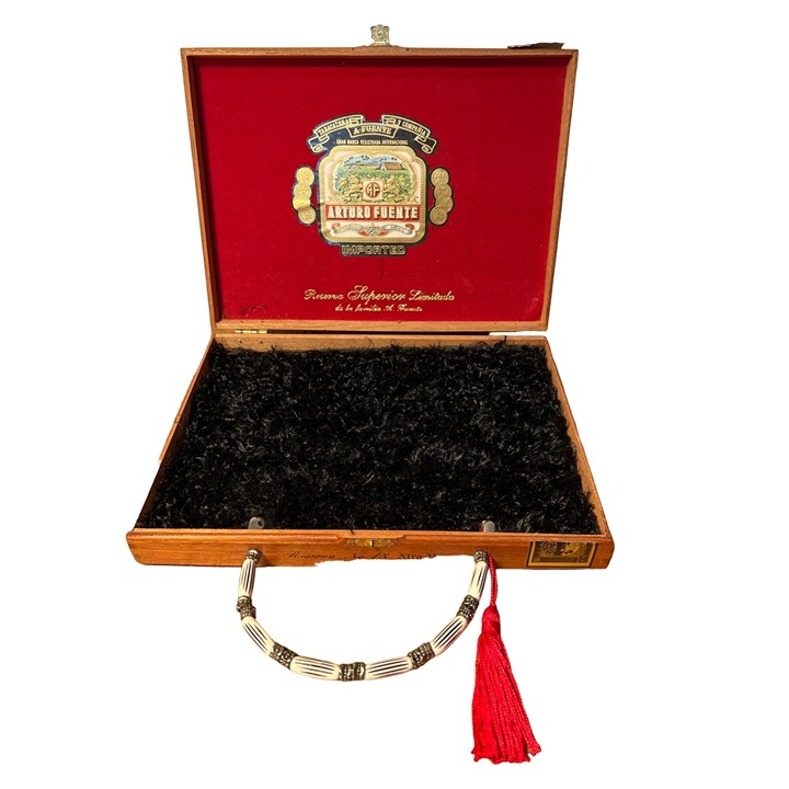 Vintage Cigar Box Bag Structured Handbag