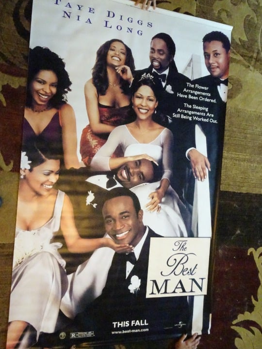 THE BEST MAN - MOVIE BANNER WITH TAYE DIGGS & NIA LONG