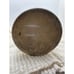 Brown and white stoneware crock