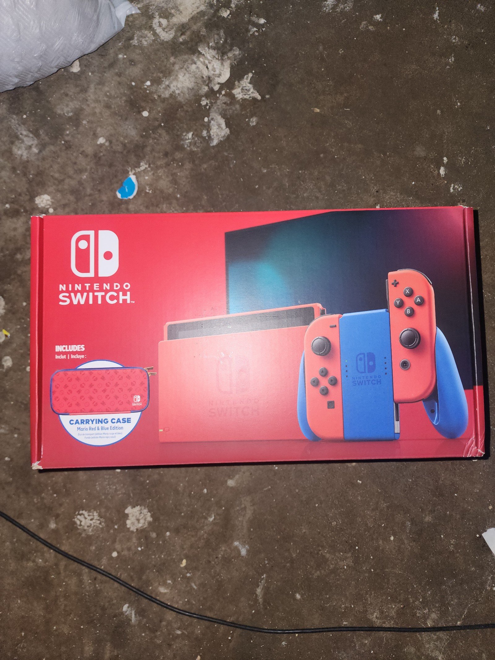 Red Mario Nintendo Switch Console