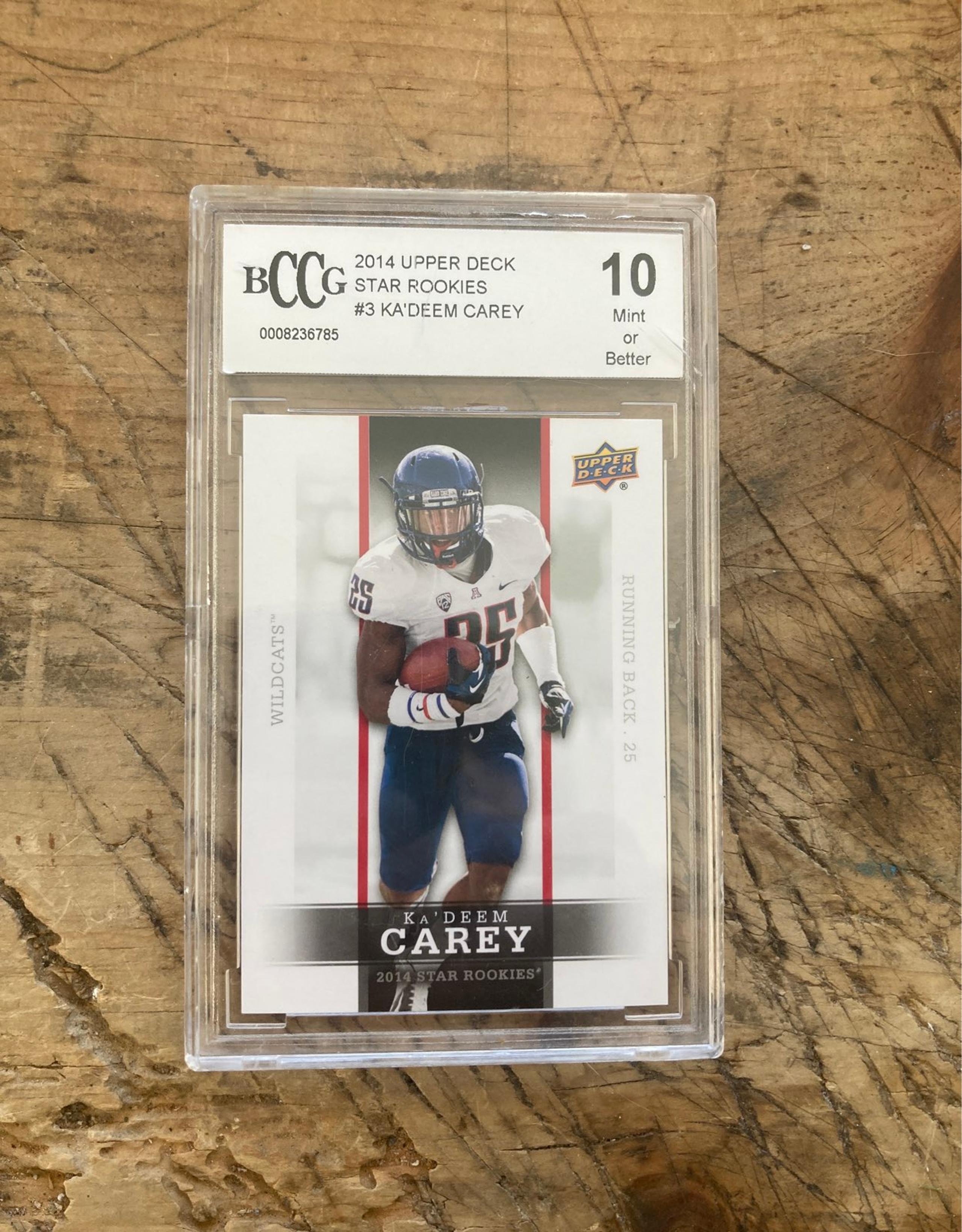 Ka'Deem Carey 2014 Upper Deck Star Rookies *Minted 10*