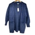 Z Supply Hayden Cardigan Sweater Sz XS Navy Blue Wool Blend Duster Cardigan Cozy