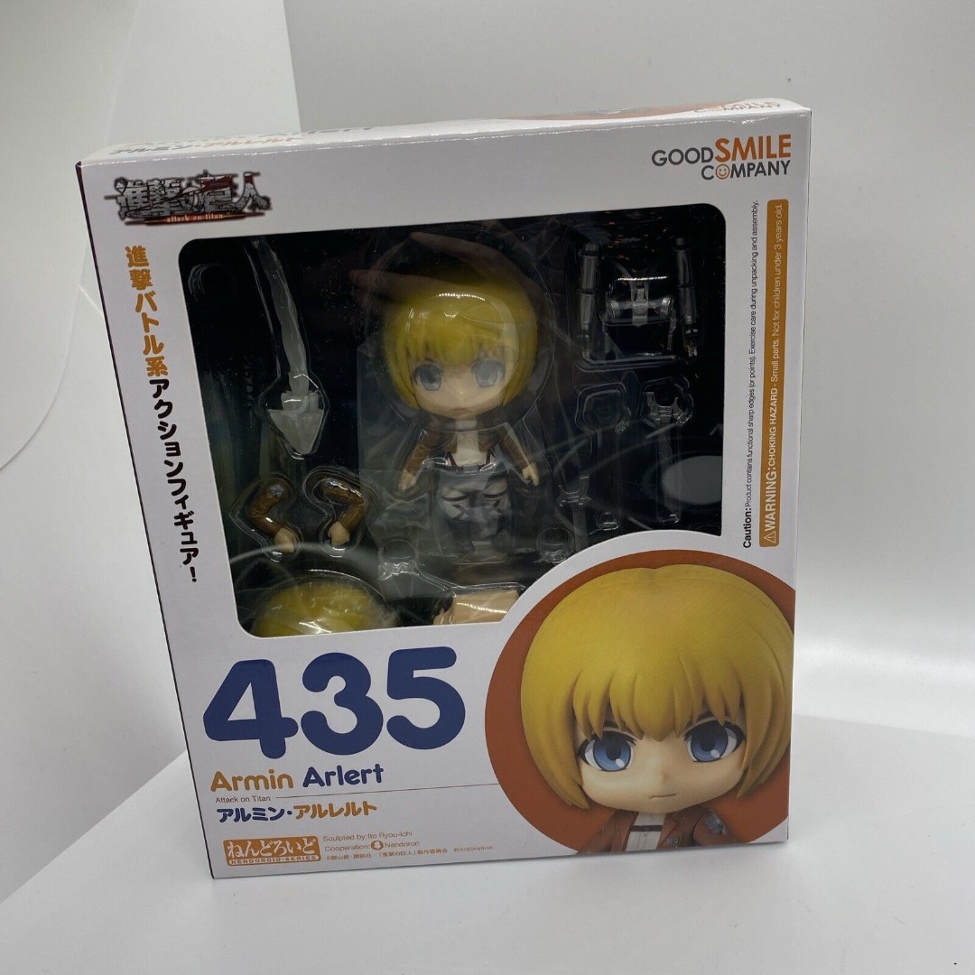 NENDOROID ATTACK ON TITAN GOOD SMILE COMPANY  #435 ARMIN ARLERT New in Box