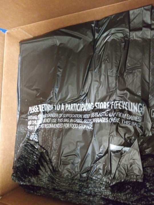 Black T-Shirt Carryout Bags (1,000 ct.)