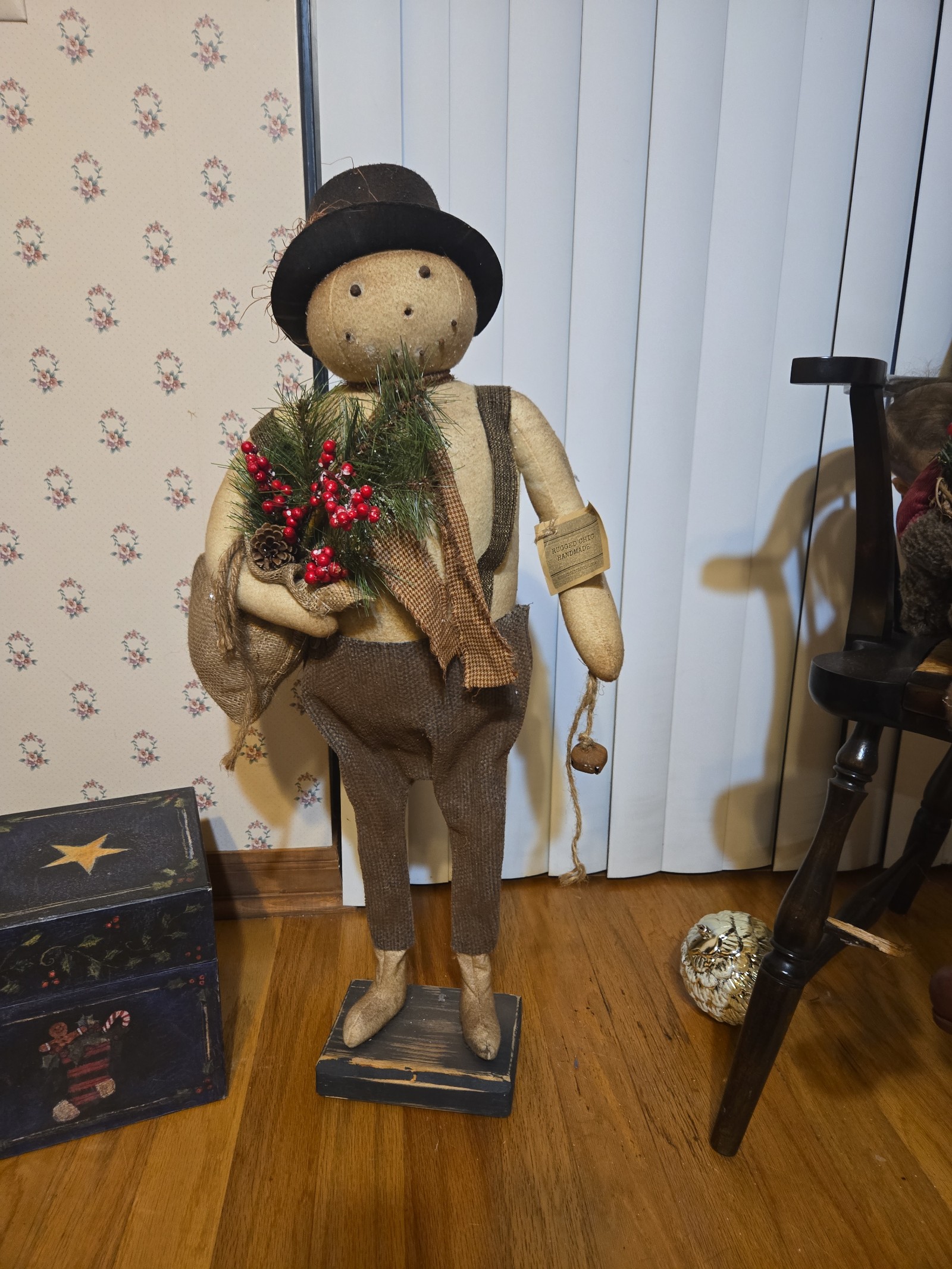 Rugged Chic handmade snowman