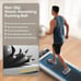 Walking Pad, 2.25HP Under Desk Treadmills for Home/Office with Led Touchscreen
