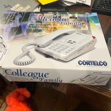 Cortelco Desk Phone 2201 Black New
