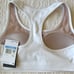 NIKE SWOOSH MEDIUM SUPPORT PADDED BRA DX6821-100 WHITE SIZE MEDIUM