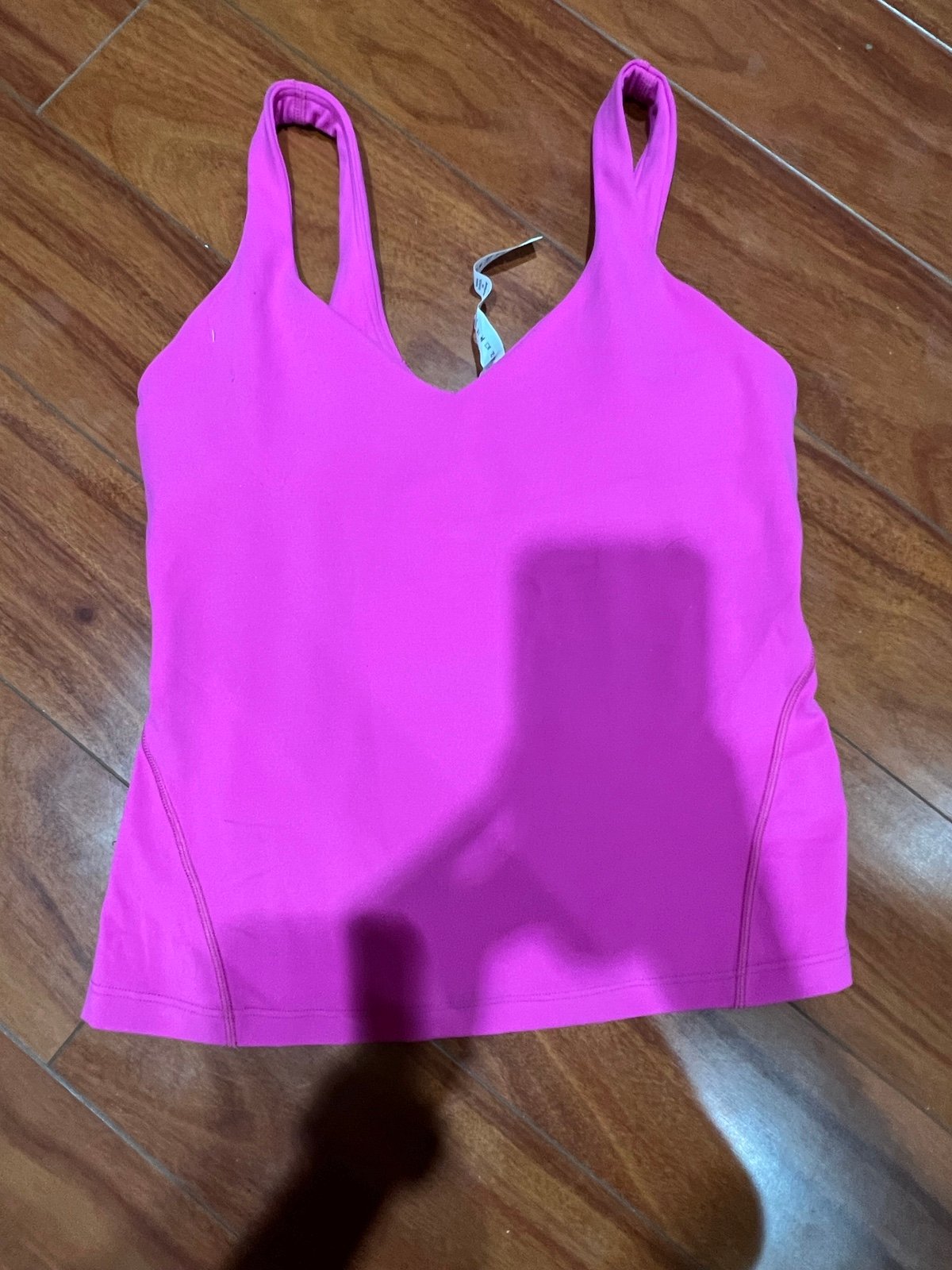 Sonic pink Lululemon align tank waist length