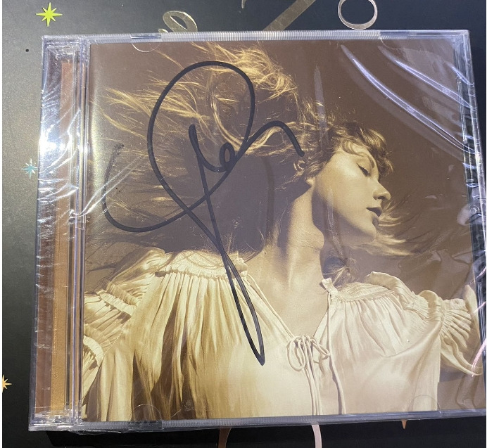 Autographed Taylor Swift Fearless (Taylor's Version) CD Sealed Signed