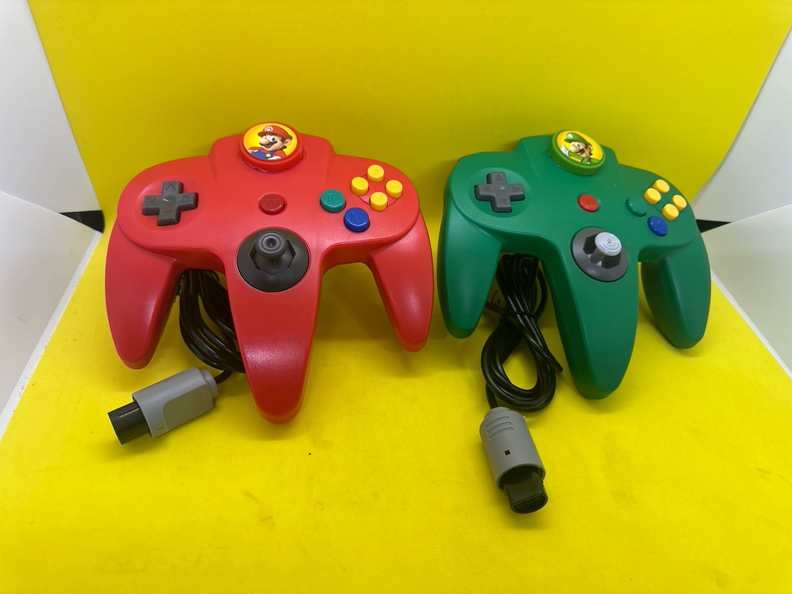 Brand New Nintendo 64 Mario / Luigi Controllers