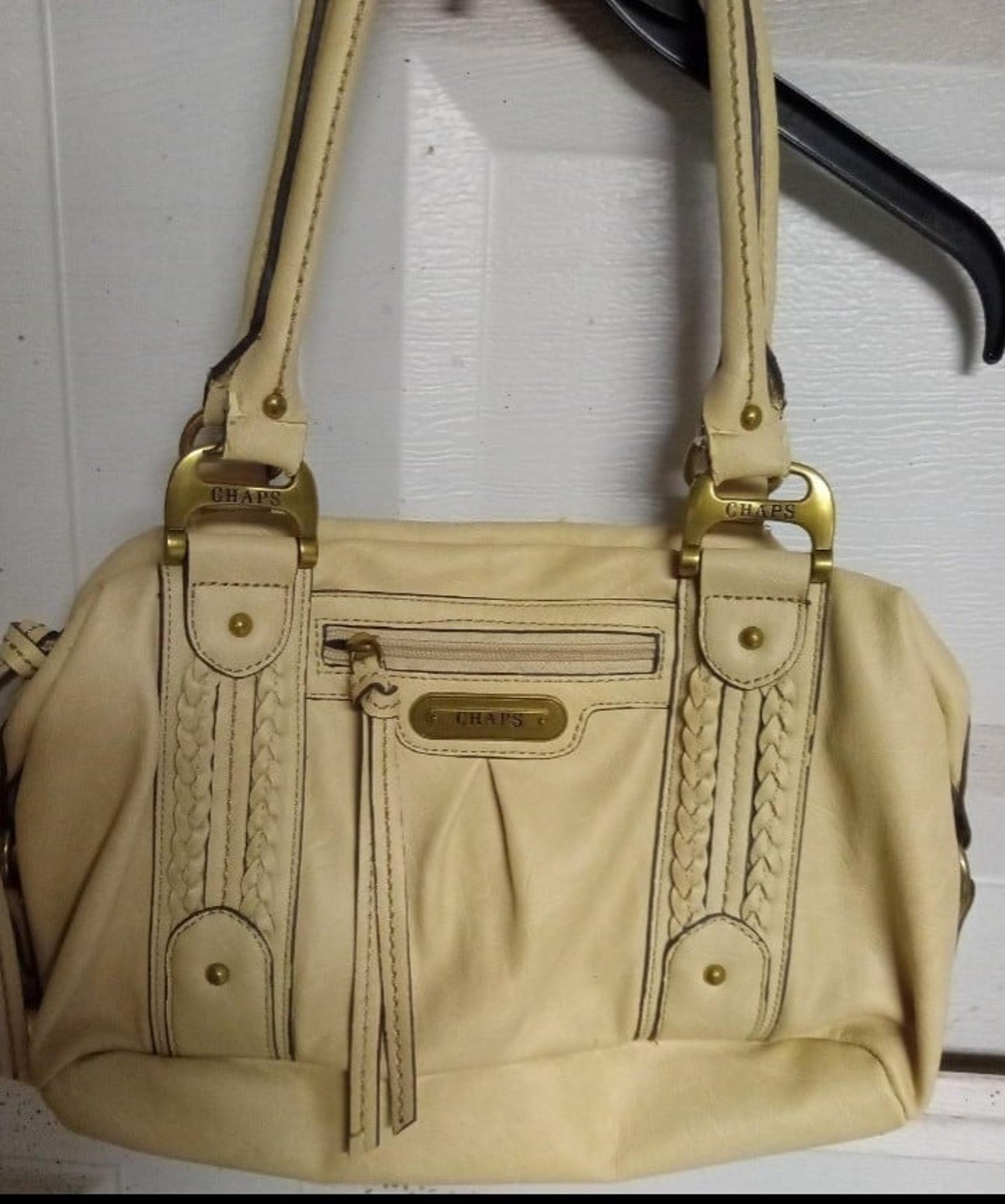 Vintage designer 70s Chaps originally Ralph Lauren leather crossbody purse